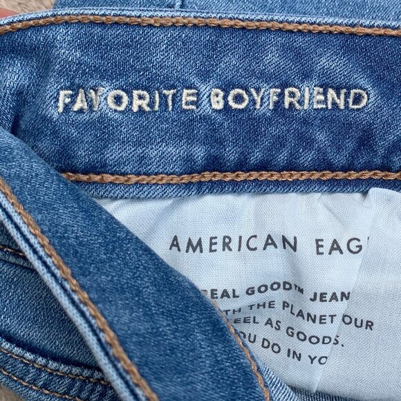 American Eagle Outfitters Next Level Stretch Favorite Boyfriend Jeans Sz6 - Picture 14 of 16